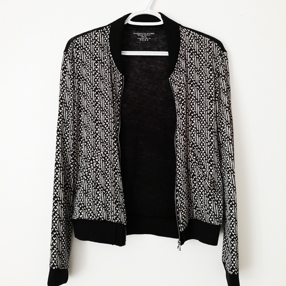 Majestic Filatures Deluxe Teeshirt Silk Bomber - Picture 10 of 11